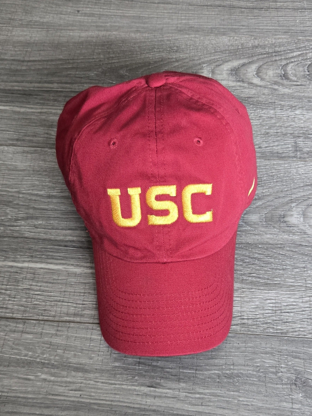 Nike USC Trojans Heritage86 Dri-FIT Adjustable Strapback Hat Red Gold NCAA